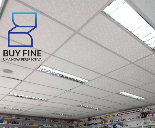 Kit Forro Isopor Modular Eps -1250x625x20mm C/ Perfis.