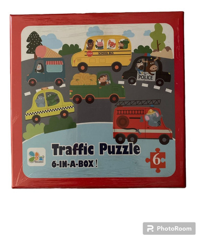 Juego De Puzzle Didactico, Bloques De Madera Y Expresiones