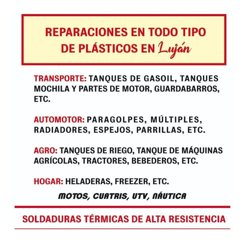Imagen 2 de 3 de Tanques De Gasoil Para Tractores -repraciones-
