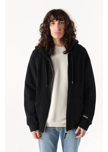 Buzo Canguro Hoodie Bolsillos Capucha Cierre Energia Bolivia