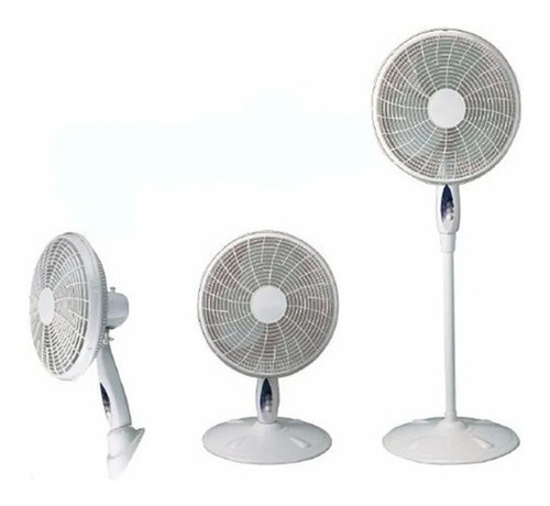 Ventilador Mytek 16 Pulgadas 3 En 1 Pedestal Mesa Pared Estructura Blanco Aspas Blanco Diámetro 16 " Frecuencia 60 Material de las aspas Plástico