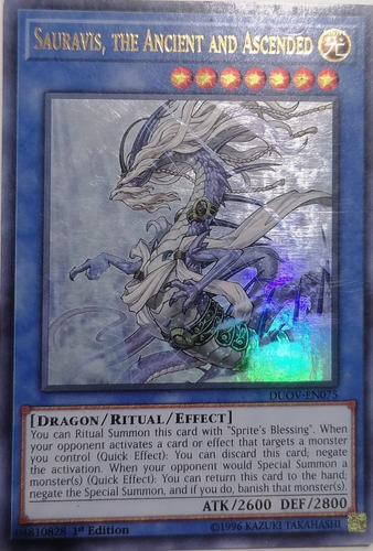 Yugioh! Sauravis, The Ancient And Ascended Duov-en075