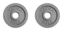 Comprar Par Discos 2.5 Lb C\u002Fu Barras O Mancuernas Tayga 30 Mm Acero