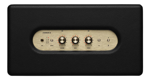 Bocina inteligente Marshall Stanmore II con asistente virtual Alexa color negro