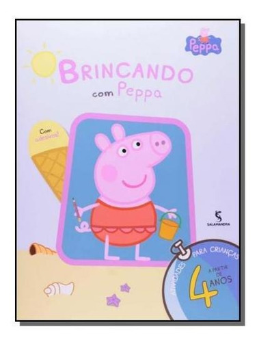 Livro Brincando Com Peppa: A Partir Dos 4 Anos