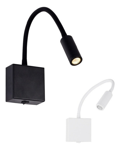 Arandela De Cabeceira Articulada Led Bivolt Hotel Ef652