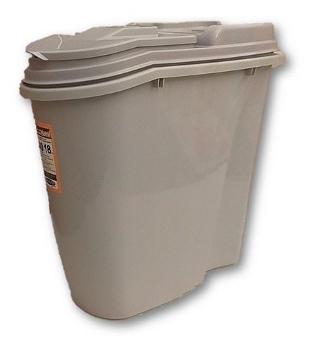 Container Dispenser Pote Ração 40 L (18 Kg) Tampa Pressão  