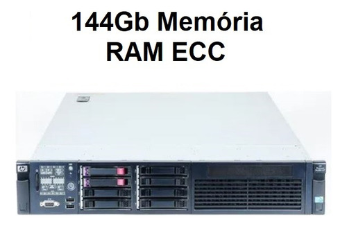 Servidor Hp Dl380 G7 2x Cpu 6 Cores 144 Gb Ram Hd 600gb (Recondicionado)