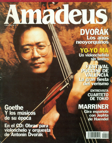 Revista Amadeus No.74 Goethe Y Los Músicos 