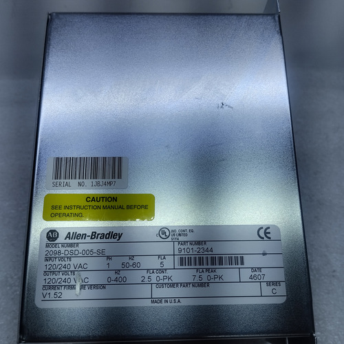 Servodriver Kinetix Ultra 3000 2098-dsd-005-se Allen Bradley (Usado)