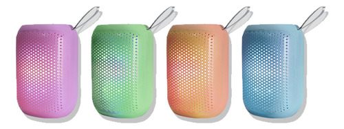 Pack De 5 Bocinas Bluetooth Con Luz Led Multicolor Radio Fm Conectividad Tws Portátil