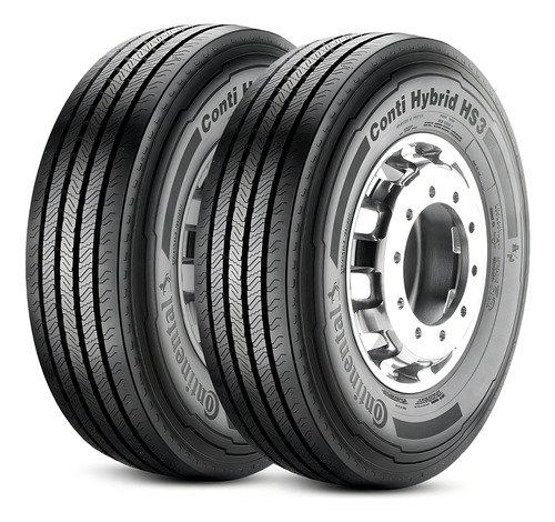 Kit 2 Pneu Continental 295/80r22.5 152/148m Conti Hybrid Hs3
