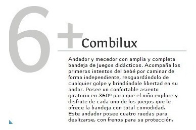 Imagen 8 de 8 de Andador Multifunción Bebés Y Niños Premium Baby Combilux