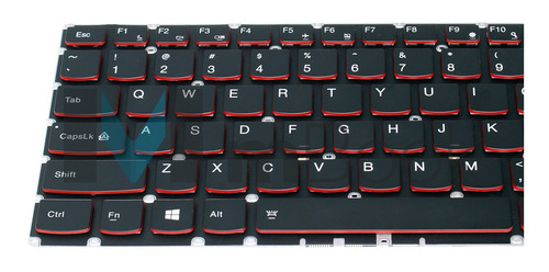 Teclado Para Lenovo Y50-70am-ise Cor Leia A Descrição