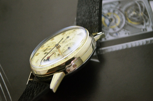 Raro E Antigo Universal Tri Compax Moonphase - 40´s - Lindo