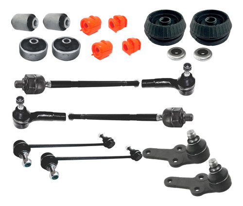 Kit De Suspension Delantera Bases Gomas Ford Ka 98-04