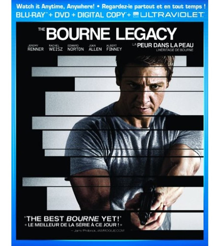 The Bourne Legacy ( Bluray + Dvd Combo) Original Sellado New