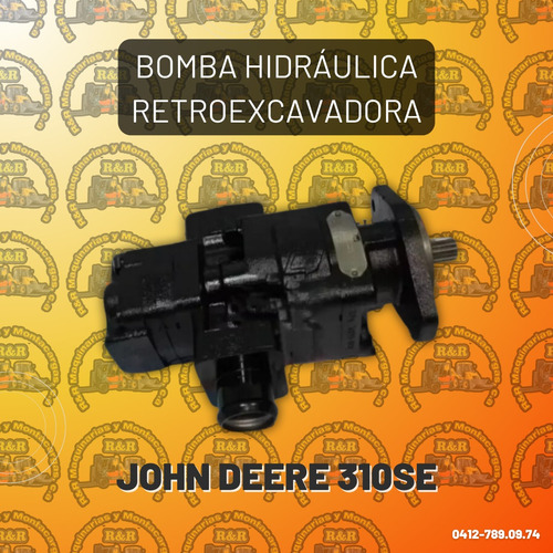 Bomba Hidráulica Retroexcavadora John Deere 310se