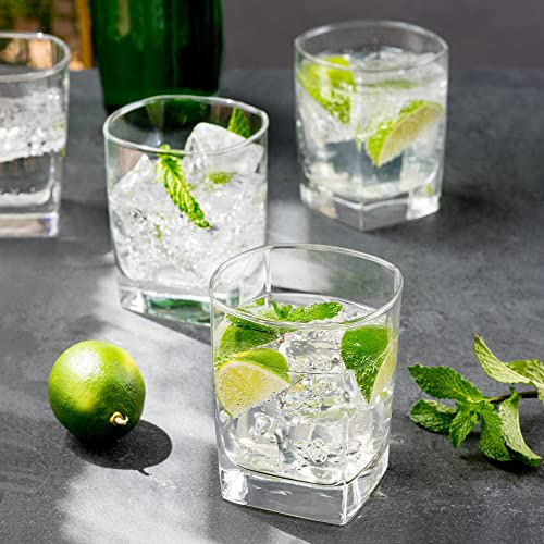 Juego De Vasos De Whisky Para Beber Cuadrados De 4, Conjunto