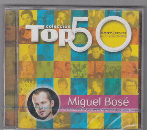 Miguel Bose Coleccion Top 50 Cd Original Nuevo Qqf. Mz