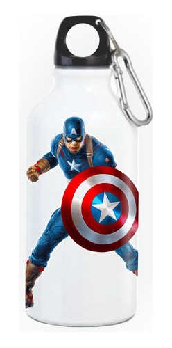 Termo Botilito Capitan America Avenger Caramañola Serie Whit