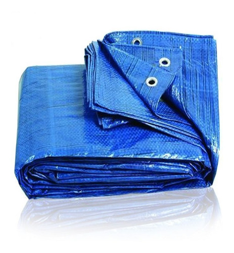 Cubrepileta Cobertor  Rafia 300x500 Azul/plateado Irrompible
