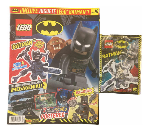 Revista Lego Con Juguete Batman Con 4 Brazos