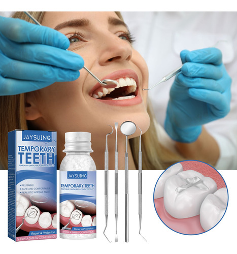 Jaysuing Kit De Reparación De Dientes Reparación De Dientes