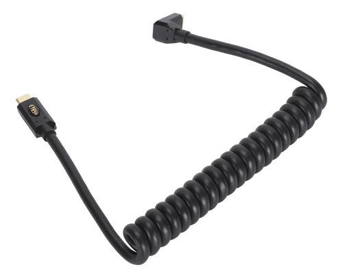 Cable Usb Tipo C A C Retráctil En Espiral De 3,3 Pies Y 40 G