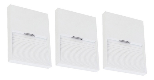 Paq 3pz Luminario Led Luzire Lu9192-led/bl Luzire Color Blanco