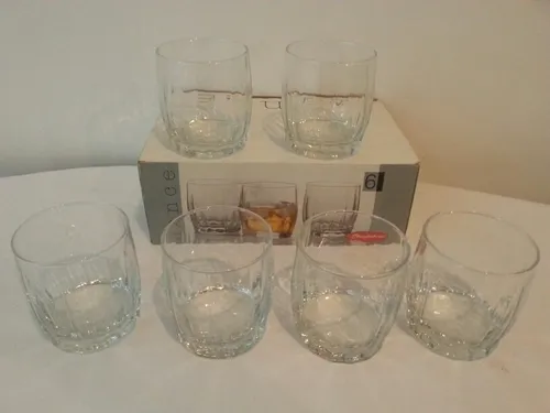 Juego De 6 Vasos De Cristale