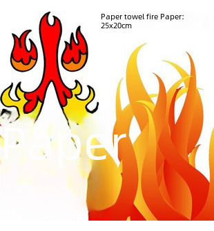 Papel Mágico De Llama Chispeante 20cm 25cm Xiao Zhang