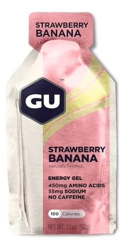 Gel Gu Energy Pack X 6 Straw Banana Ciclismo Running  Avant