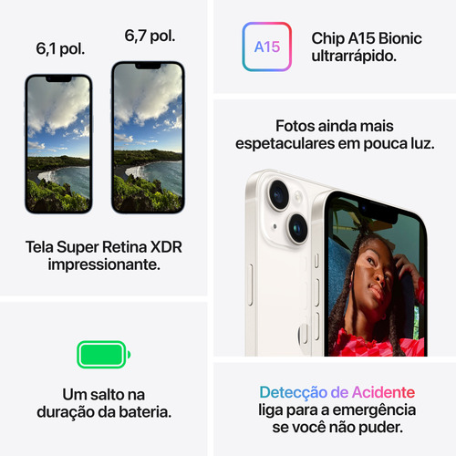 Apple iPhone 14 (128 GB) - (PRODUCT)RED - Excelente (Recondicionado)