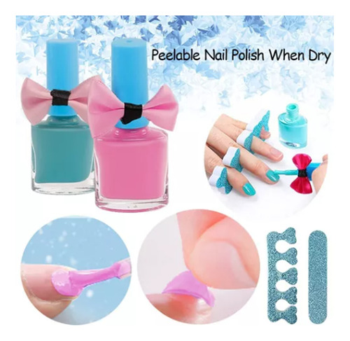 21 Pcs Juego De Maquillaje Lavable De Niñas Estuche Set