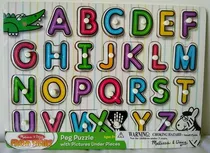 Comprar Melissa Doug Rompecabeza Abecedario Letras Didáctico Madera