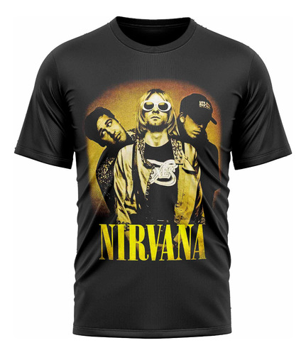 Remera Rock Nirvana 100/algodon Dtf#1809