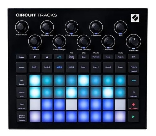 Sintetizador Controlador Novation Circuit Tracks