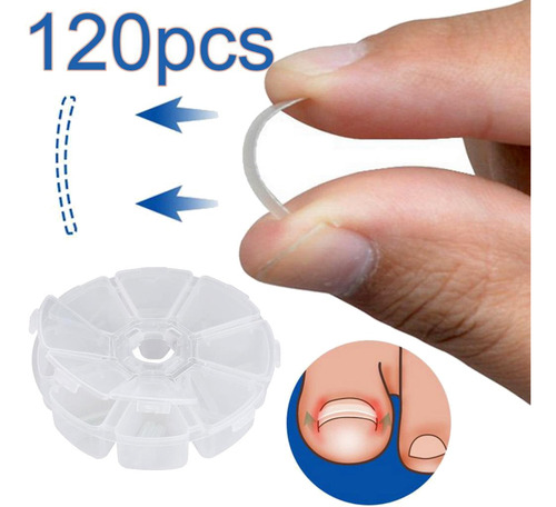 Wpd 120pcs Etiqueta Adhesivo Corrector De Uñas Encarnadas