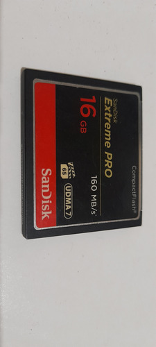 Tarjeta De Memoria Extreme Pro San Disk De 16 Gb 