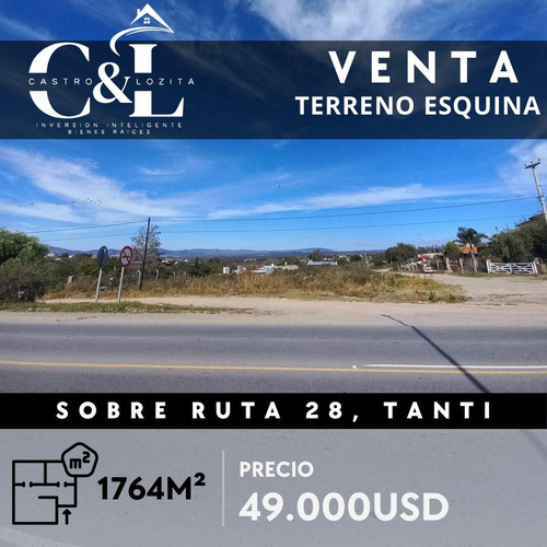 Venta Terreno Esquina En Tanti. Apto Comercial