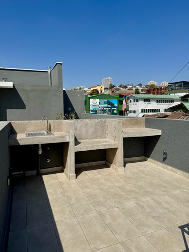 Comodo Depto Estudio Con Quincho Propio Valparaiso