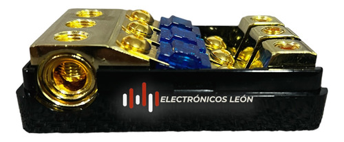 Distribuidor De Corriente Con 3 Fusibles 60a Cal 4 Car Audio