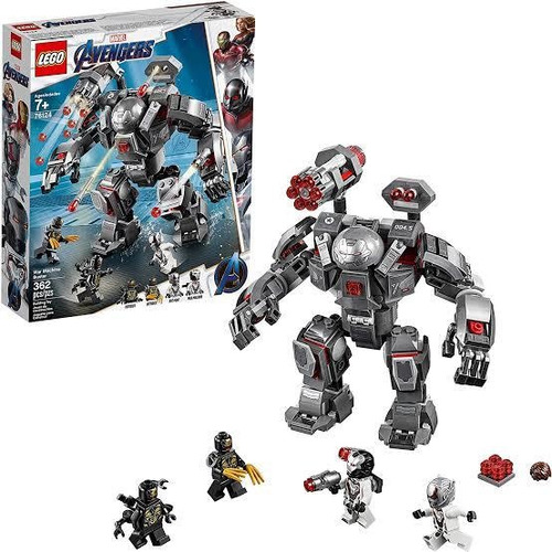 Lego Marvel Avengers Depredador De Máquina De Guerra 76124
