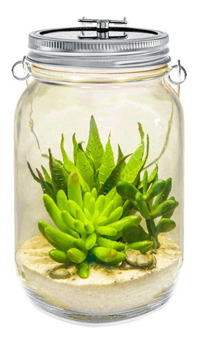 Imagen 4 de 8 de Frasco Decorativo Con Luz Solar Lurch