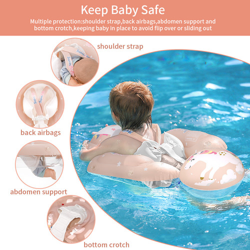 Anel De Natação Cute Swim Float Baby Swimbobo Inflável