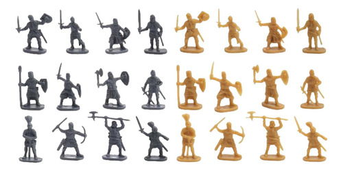 200 Piezas Escala 1:72 Modelo Gris Dorado 2,7 Cm Gris Dorado