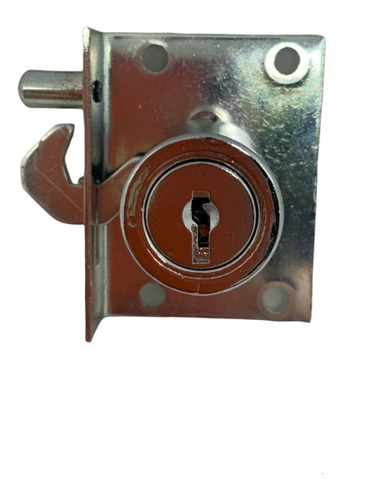 Cerradura Puerta Corrediza921-izq 19mm X 22 Mm -cromo-papaiz