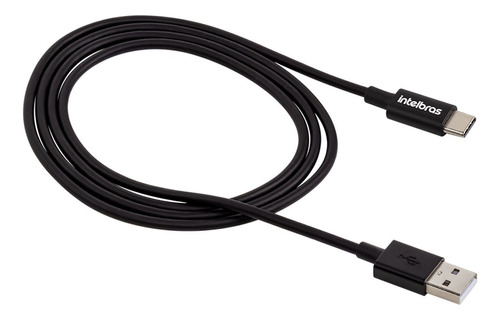 Cabo Usb-c 1,2m Pvc Preto Euac 12pp Intelbras