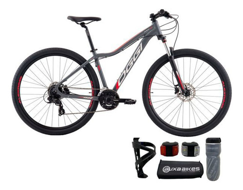 Bicicleta Mtb Aro 29 Oggi Float 5.0 Hds 2024 Graf/cinza/verm